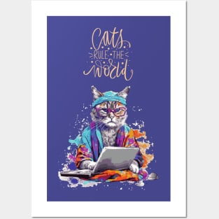 Cats Rule the World Posters and Art